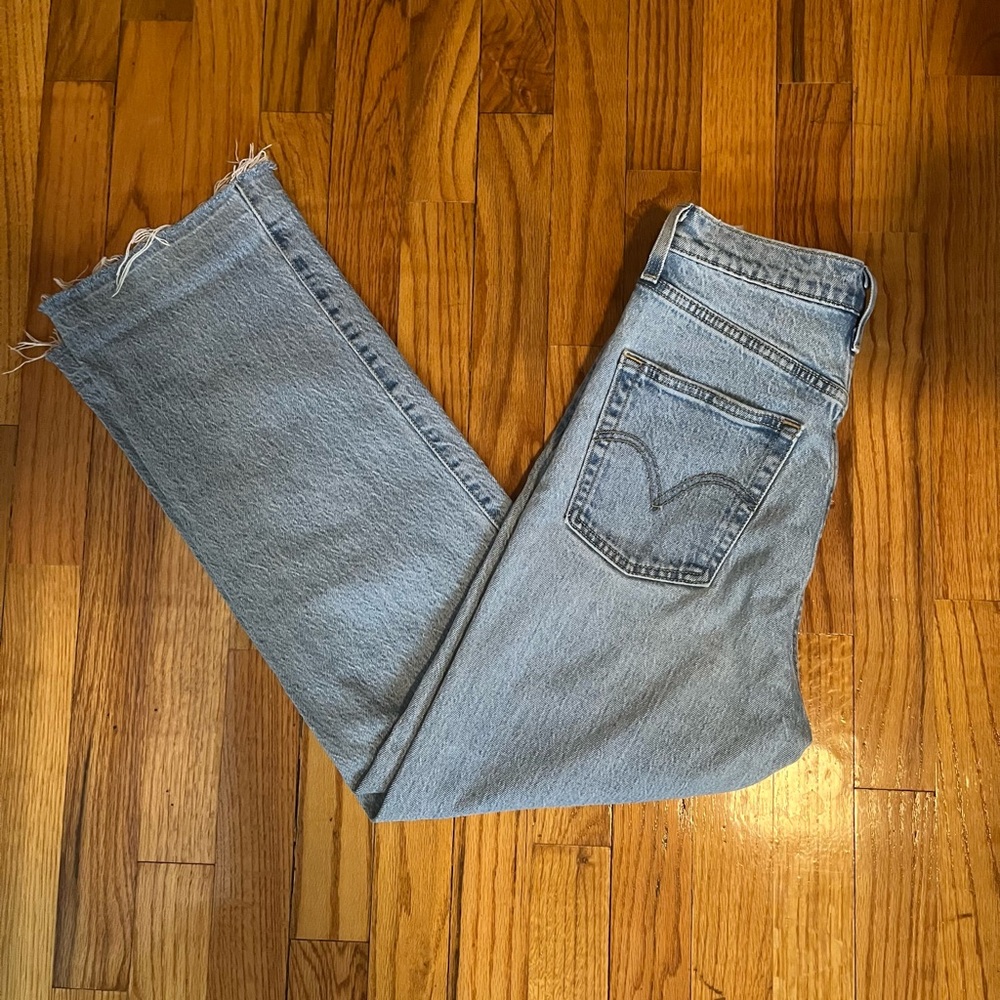 Levi's Blue Straight Leg Jeans Classic Denim